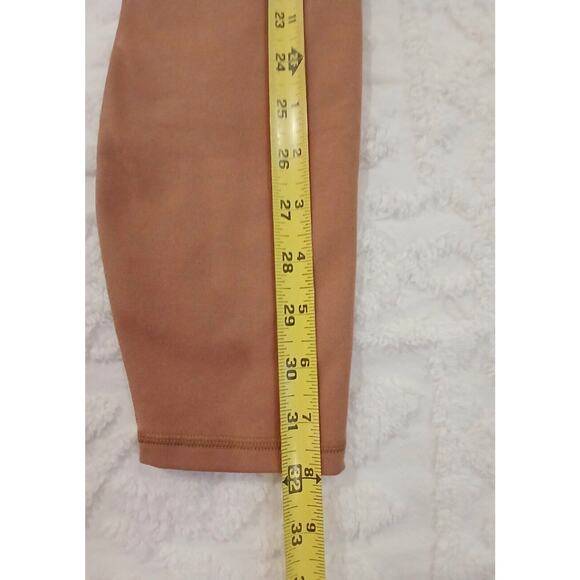 Fabletics Define Powerhold Leggings Figure Control S Beige Sorbet Stretch Yoga - Picture 9 of 16